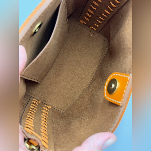 Stella McCartney Frayme Bucket Canvas Bag with Strap - Picture 13 of 14